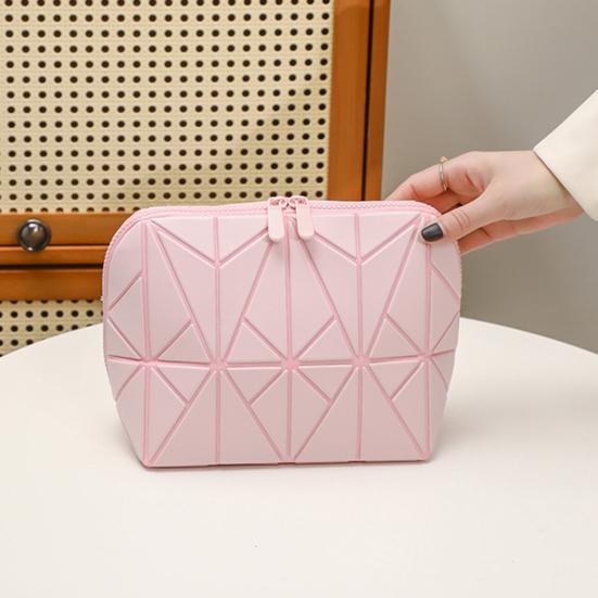 Borsa Cosmetica Impermeabile Verticale Borsa da Toilette Pieghevole Organizer da Viaggio Multi-Tasca per Skincare Articoli da Toeletta Strumenti di Bellezza e Essenziali