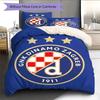 Set Copripiumino Trapuntato GNK Dinamo Zagreb Federa Decorazione per la Casa Regalo di Compleanno (1 * copripiumino + 2 * federa, senza nucleo)