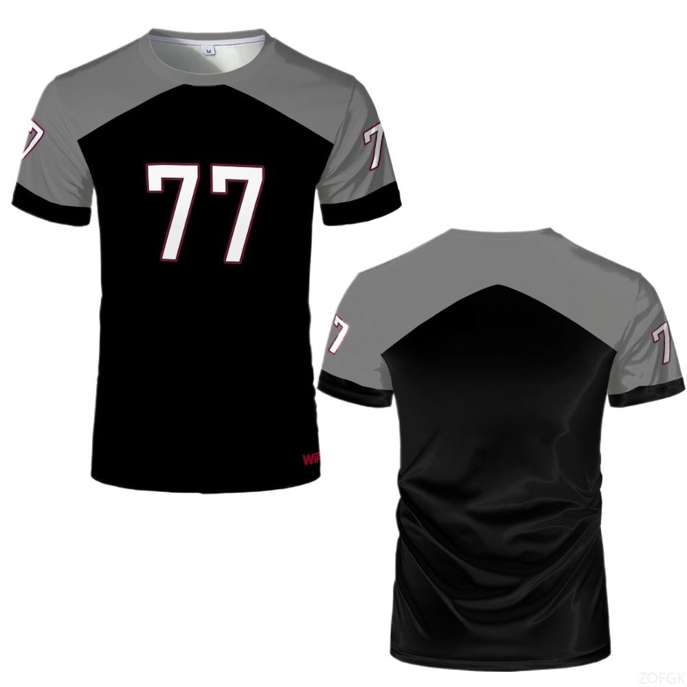 Jersey 90 Minute Mm9 Férfi Utcai Viselet 3D Nyomtatott Gyorsan Száradó Légáteresztő Póló Gyermek 3D Kerek Nyakú Rövid Ujjú Felső