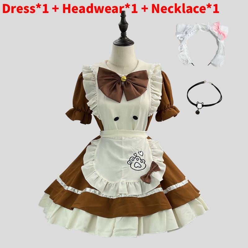 Girl Cosplay Lolita Dress With Polyester Fabric For Halloween Costume And Anime Role Play