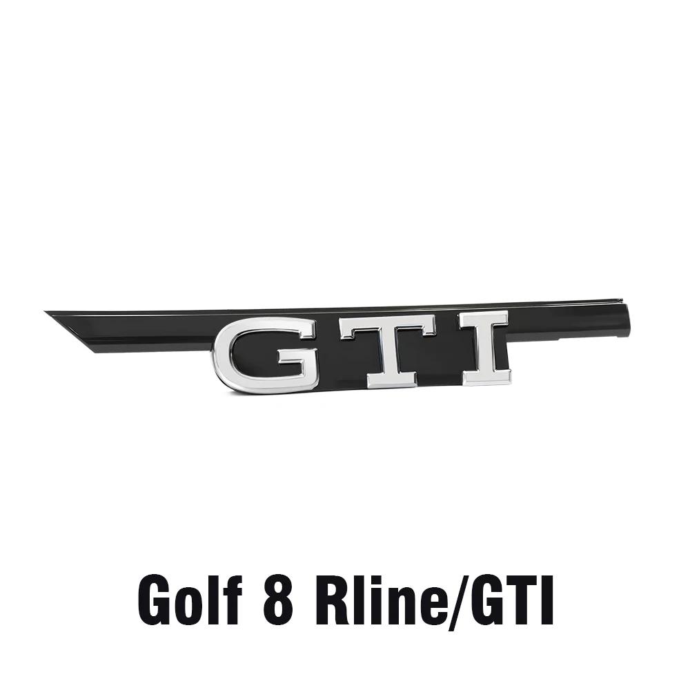 Golf 3 4 MK3 MK4 2026 Hot For VW VOLKSWAGEN 1pc Black/Red 3D ABS GTI Letter Front Grille Emblem Replacement Style Suit For VW Go