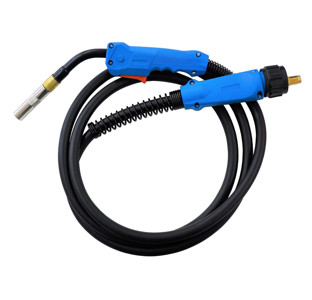 TOAN Daihen Modrý hořák Specifikace CO2 MAG Svařovací hořák 350A x 3m Kompatibilní s a BT3510 (Poloautomatický) WT3500, WT3510, BT3500,