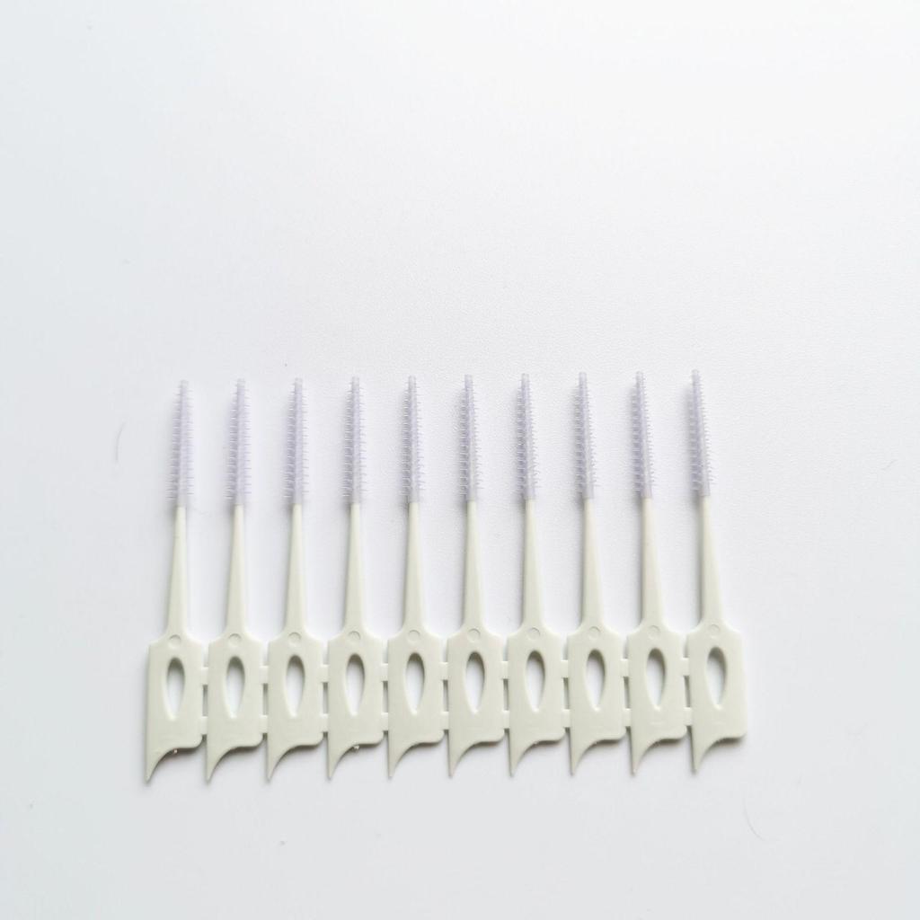 Brosse Interdentaire en Silicone Orthodontique - Brosse Douce pour le Nettoyage Buccal des Espaces Dentaires