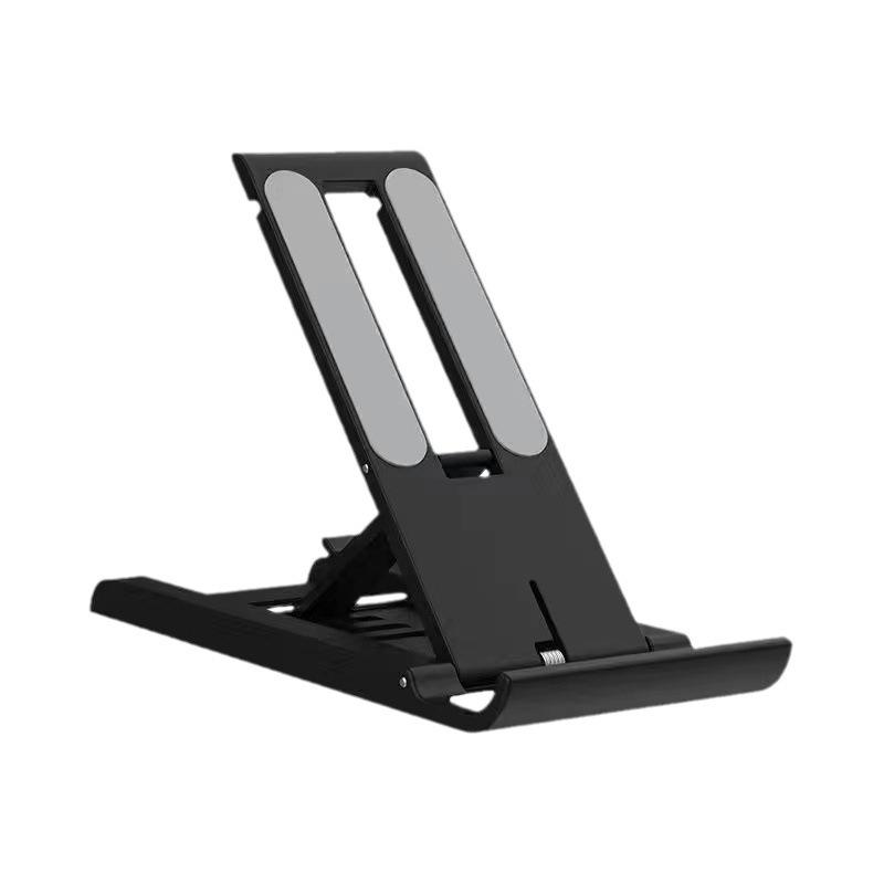 

Portable Desktop Holder Foldable Mini Moblie Phone Stand For iPhone 13 Pro Max iPad Xiaomi Desk Bracket Portable Stand чорний