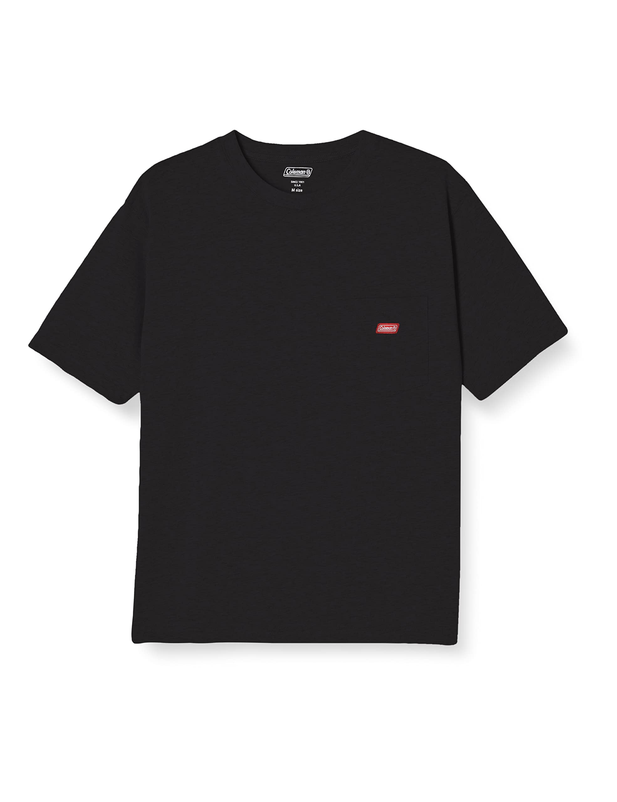 

Crew neck short sleeve with pocket black S [Coleman] T-shirt