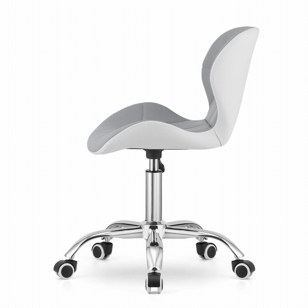 AVOLA Swivel Chair - Gray and White