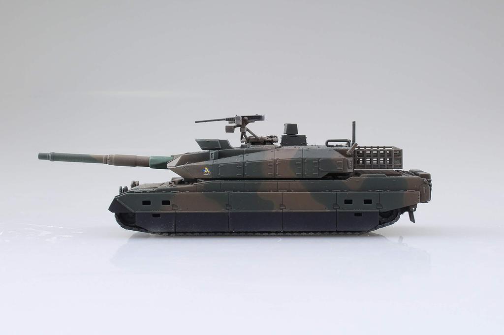 Aoshima Bunka Kyozai Military Model Kit Series 14 Japan Ground Force Type 10 Tank Plastic Model 1/72 No. Self-Defense