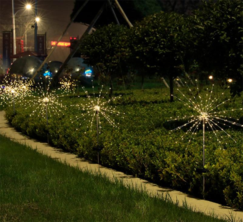 Solar Firework Garden Lights - Outdoor Courtyard & Landscape Decorations