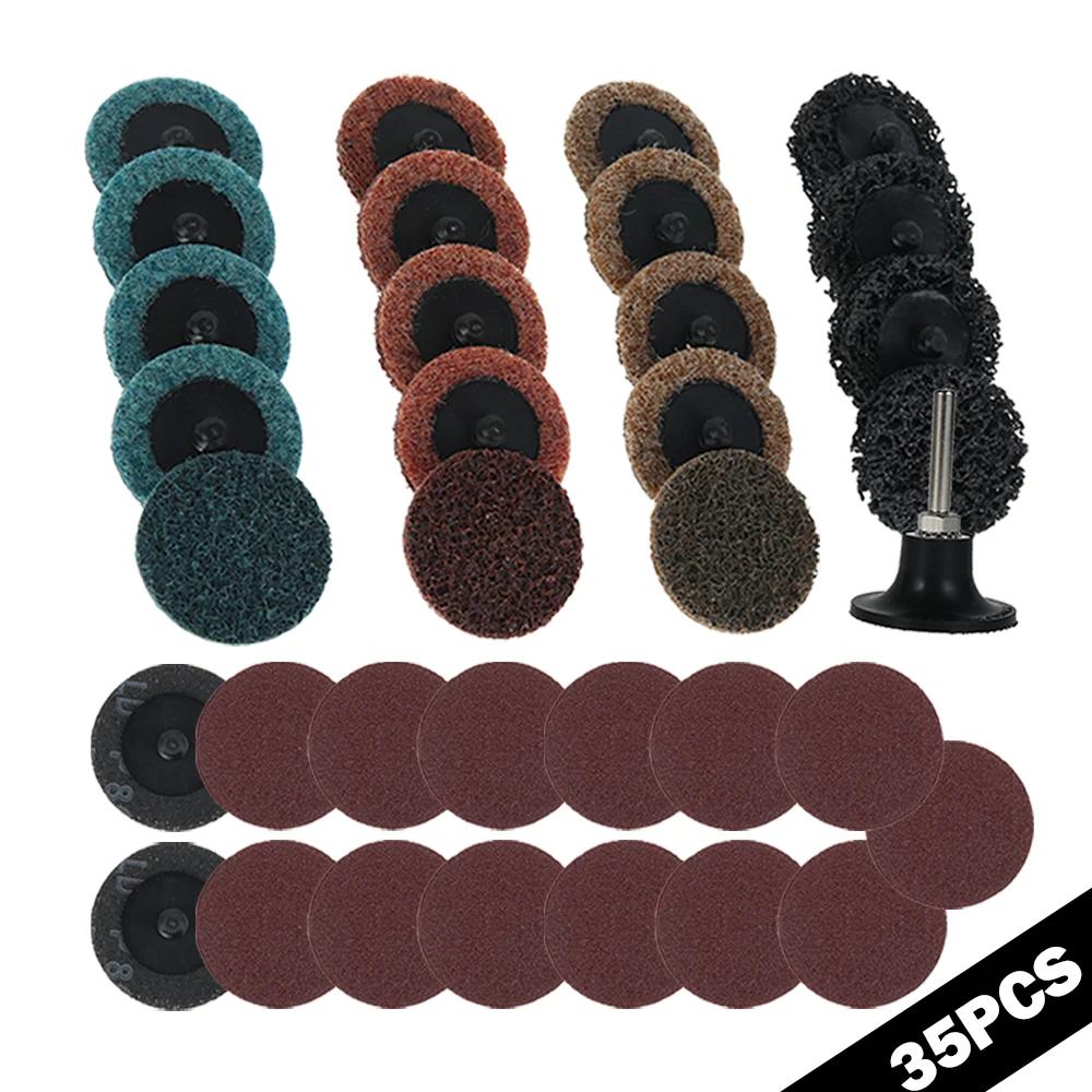 35Pcs Cutting Discs Diamond Sanding Grinding Wheel Circular Saw Blade Woodworking Abrasive for Dremel Rotary Tool Accessories