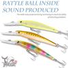 BEARKING Esche rigide Esche da pesca 120mm 22g Long Casting Minnow Wobblers Profondità di immersione 6-10ft Bass Pike