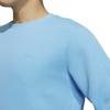 adidas Einfarbiges lässiges locker sitzendes Rundhals-Langarm-Sweatshirt für Herren, Oberteile, Blau JE8638