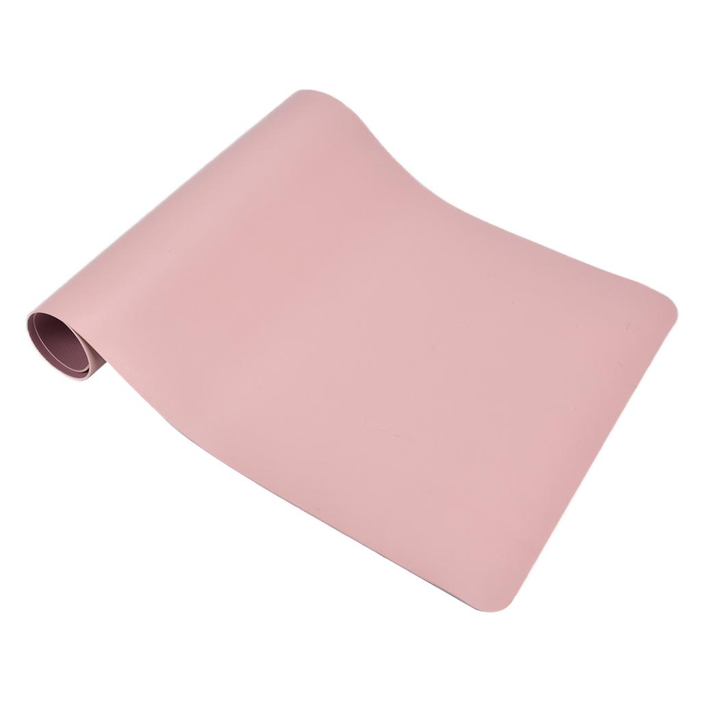 Computer Desk Pad Waterproof Two Color Double Sided Leather Desk Pad for Office and Home
