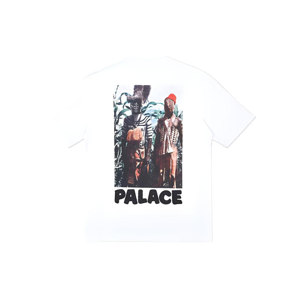 Palace Stoggie Print Short Sleeve T-Shirt Unisex Tops White P18FW053