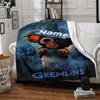 Gremlins Movie Poster Gizmo And Stripe Scene Four Seasons Blanket Customized With Your Name Lightweight And Warm Perfect Gift For Home Office Camping