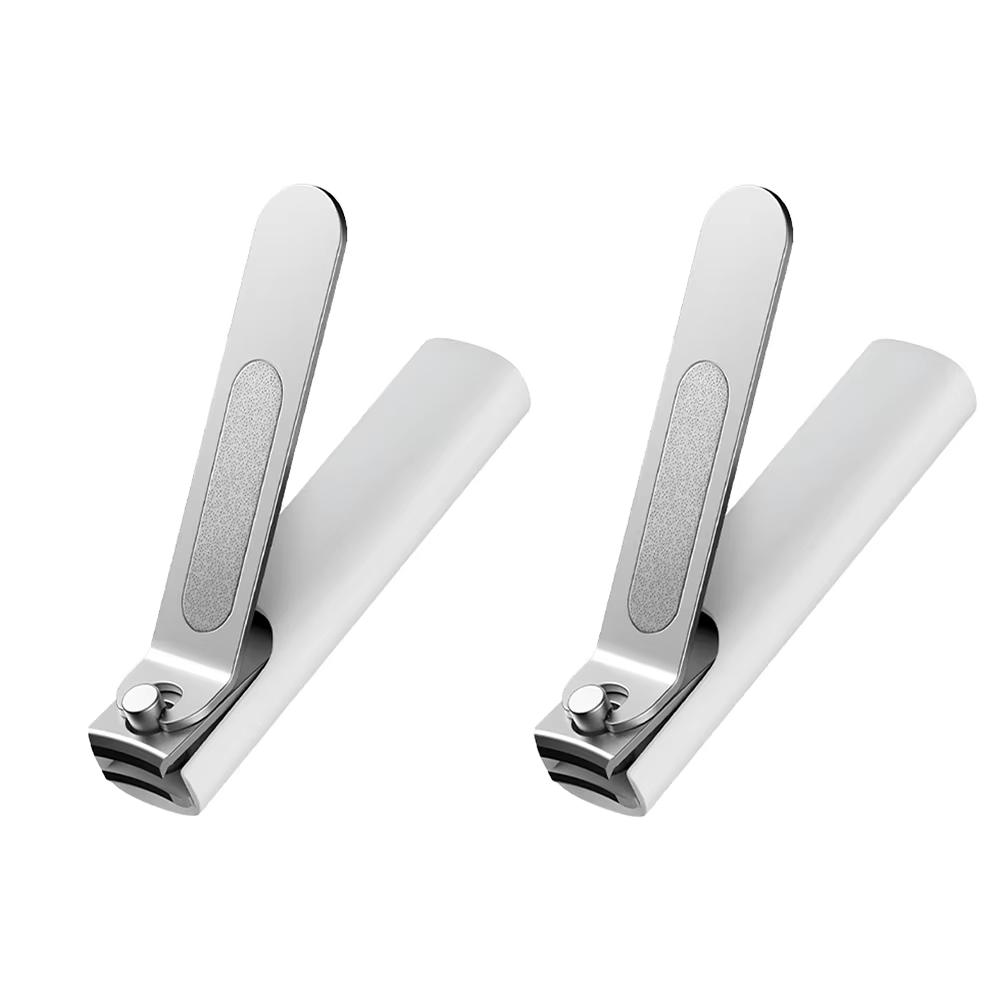 NEW Xiaomi Mijia Stainless Steel Nail Clippers with Anti-splash Cover Trimmer Pedicure Care Nail Clippers Professional File Nail