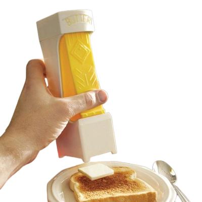 Stlačitelný kuchyňský nástroj na máslo, Gadget na máslo, Kráječ na sýr na stlačení, Dávkovač, Nástroj, Kráječ na stlačení, Dávkovač, Jedno tlačítko