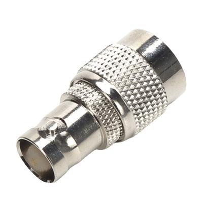 Leichter männlicher TNC zu weiblicher BNC-Steckverbinderadapter Klemmenkonverter Gewährleistet stabile Signalübertragung Silber
