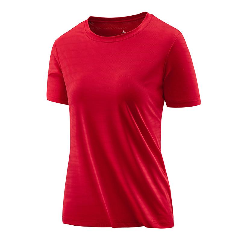 2022 Ice Silk Quick-Dry Plus Size Men's Loose Casual Crew Neck Short Sleeve T-Shirt