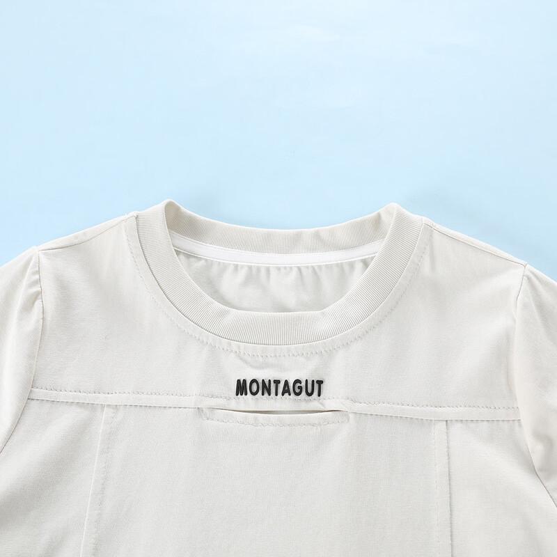 Montagut Girls' Hollow Design Short-Sleeve T-Shirt