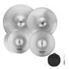 Low Volume Cymbal Pack 4 Pieces 350/400/455/505 Mm (14/16/18/20 Inches) Alloy Cymbals for Drum