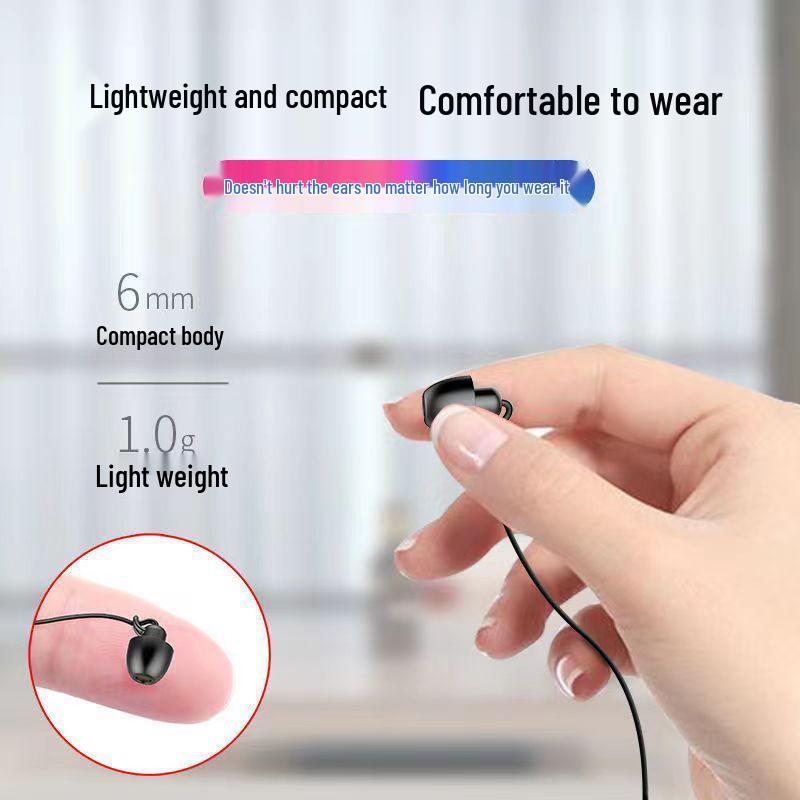 Wired In-Ear Sleep Headphones: Noise-Canceling, Soundproof, Comfortable for Side Sleepers and Learning