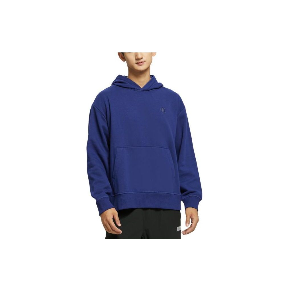 

Мужские худи с вышитым логотипом Calvin Klein синие 40HM256-6QG M