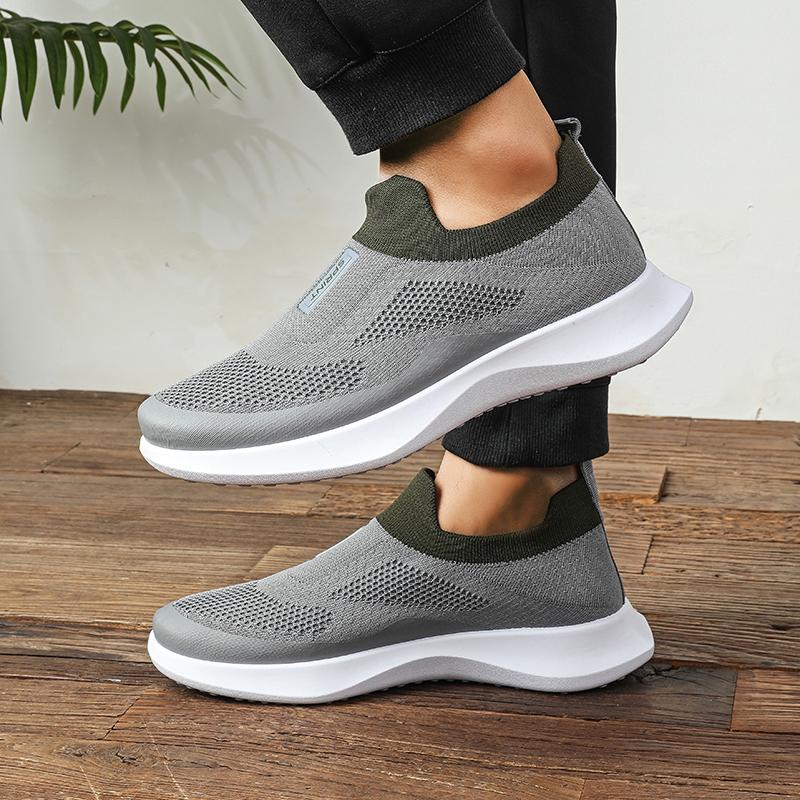 

Унисекс Однотонные Мужские Кроссовки Fly Knit Легкие Дышащие Повседневная Обувь Простой Элегантный Дизайн Летняя Обувь 40