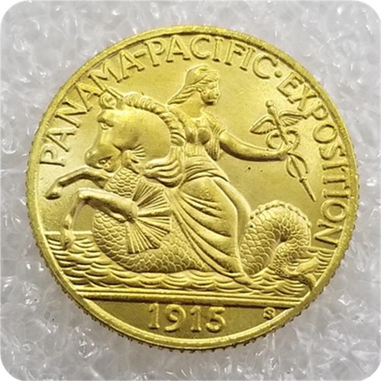1915-S2.5 Foreign Commemorative Coin, Collected, Diameter 15mm, Antique Craft