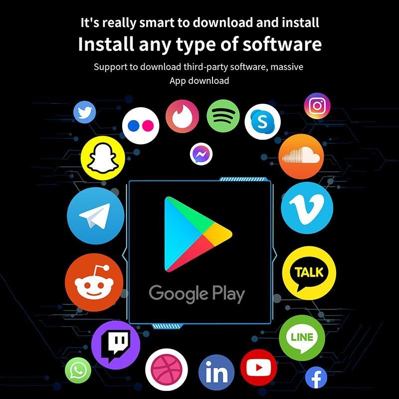 Rainbuvvy Q668 4G Akıllı Saat Telefon 1,99 inç ekran Android 9.0 Dört Çekirdekli 2GB RAM 16GB ROM 930mAh WIFI 5MP Çift Kamera Zarif Saat