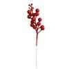 Christmas decorations, gold powder balls, berries, holiday atmosphere, Christmas tree wreath, rattan, gold powder sequin accessories