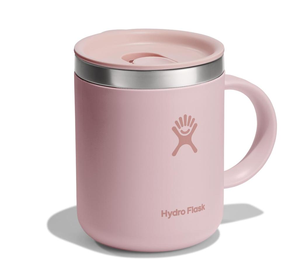 Closeable Coffee Mug, 12oz (354ml), Trillium, Insulated, Keeps Hot or Cold (Official Japanese Product)