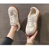 Spring Autumn Genuine Leather Shoes Women Fashion Sneakers Flat Brand Young Ladies Shoes Sweet Soft Pink Yellow