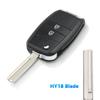 S Car Key Shell Case 2/3/4 Buttons For Kia K2 K3 K5 Ceed Rio Carens Cerato Sportage Optima Forte Toy40 Hyn14 Hyn18