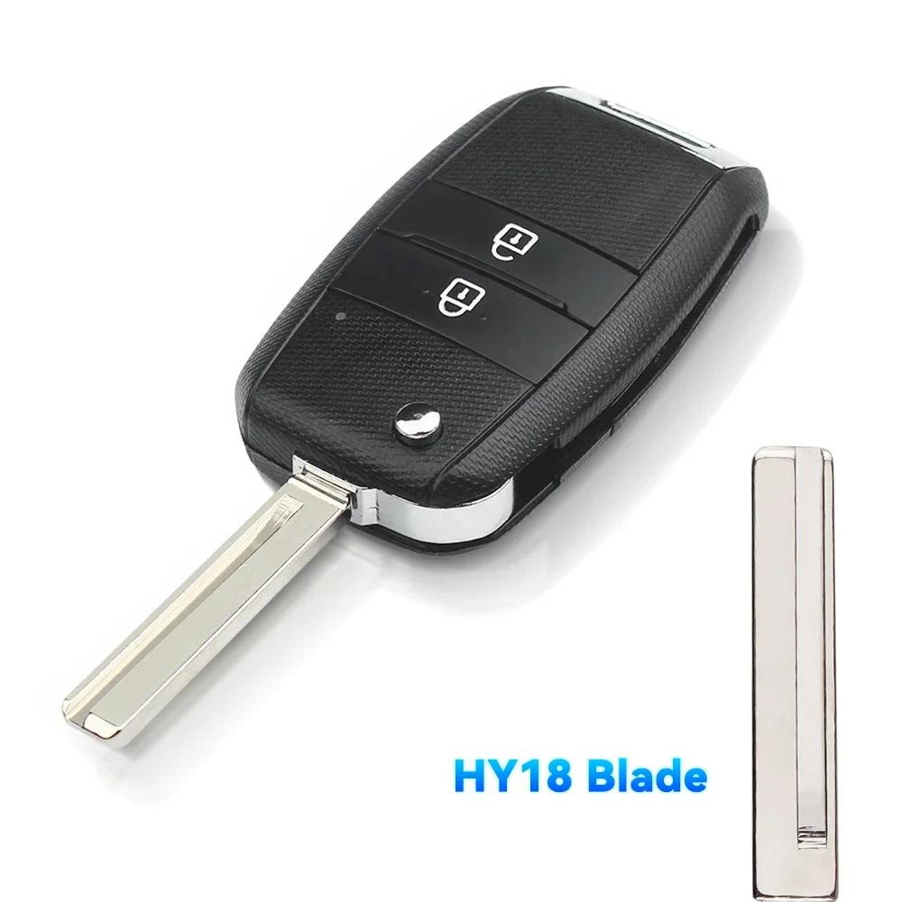 S Car Key Shell Case 2/3/4 Buttons For Kia K2 K3 K5 Ceed Rio Carens Cerato Sportage Optima Forte Toy40 Hyn14 Hyn18