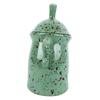 Canister with Attitude Multipurpose Unique Interesting PVC Cute Cafe Jar with Lid for Home Kitchen
