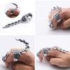 Vintage Cooler Gothic Skorpion Ring Metall Vollfingerringe Schmuck für Damen Herren