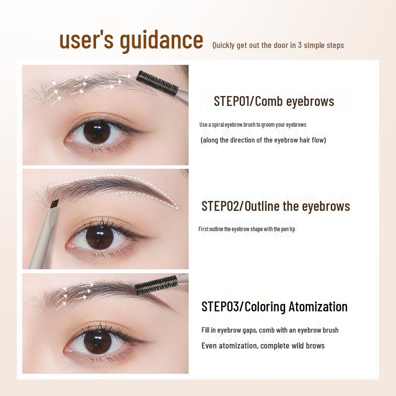 COLOUR ZONE Chisel-Tip Waterproof Eyebrow Pencil