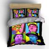 Retro Pop Art Portrait Design Bedding Duvet Cover Set Duvet Cover Pillowcases  (1*Duvet Cover 2*Pillowcases, without duvet insert)