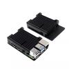 Pi 4 3 B 3B Plus Aluminum Case with Dual Cooling Fan Metal Shell Enclosure for RPI Raspberry Pi 4 3 Model
