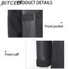 BITCED Mid-Length Women's Leather Jacket with Patchwork Details, Reversible Vintage Style, Fleece-Lined Thickened Leather and Fur Combination Coat