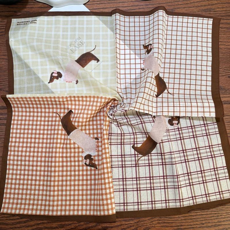 Spring and Autumn pure cotton 55cm small square scarf women's literary silk scarf versatile decorative scarf thin headscarf headband scarf