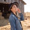 Bohemian Costume Cosplay Cap Butterfly Topper Hat Fashion Western Cowboy Jazz Hat  Travel