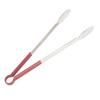 ZISIZ Red Soft-Grip Food Tong
