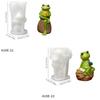 2Pieces Ergonomic Crafting Accessories Moulds Frogs Shape Silicone Texture for Resin Creations Unique Gift Making Ideas