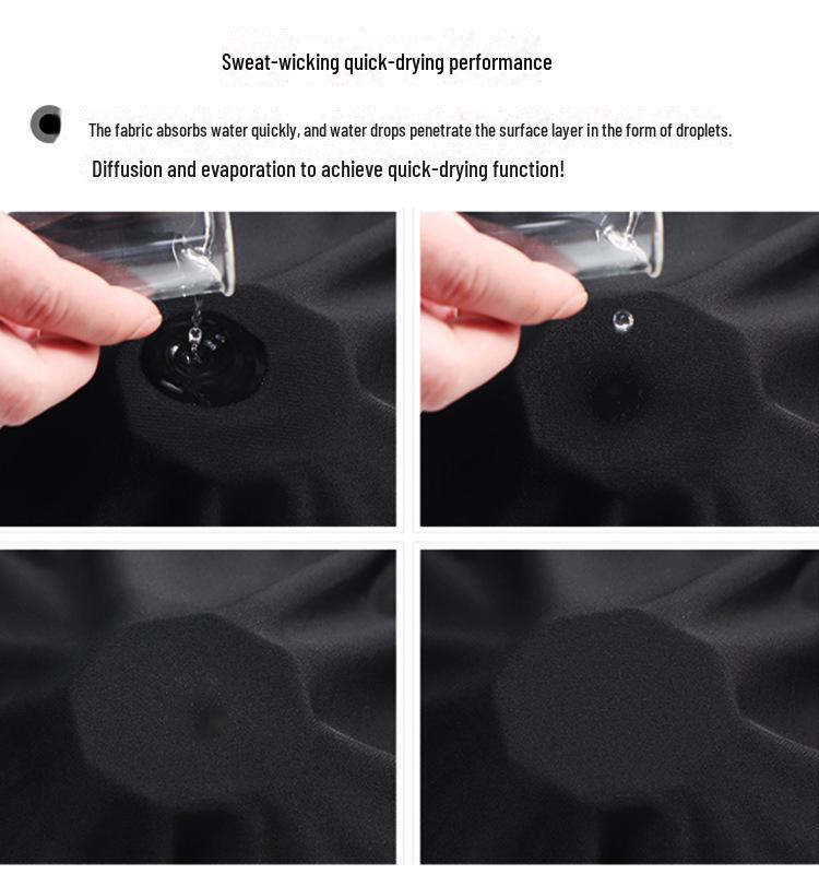 Men's Quick-Dry Sports Tights - Round Neck Short Sleeve Shirt for Running, Basketball, & Training