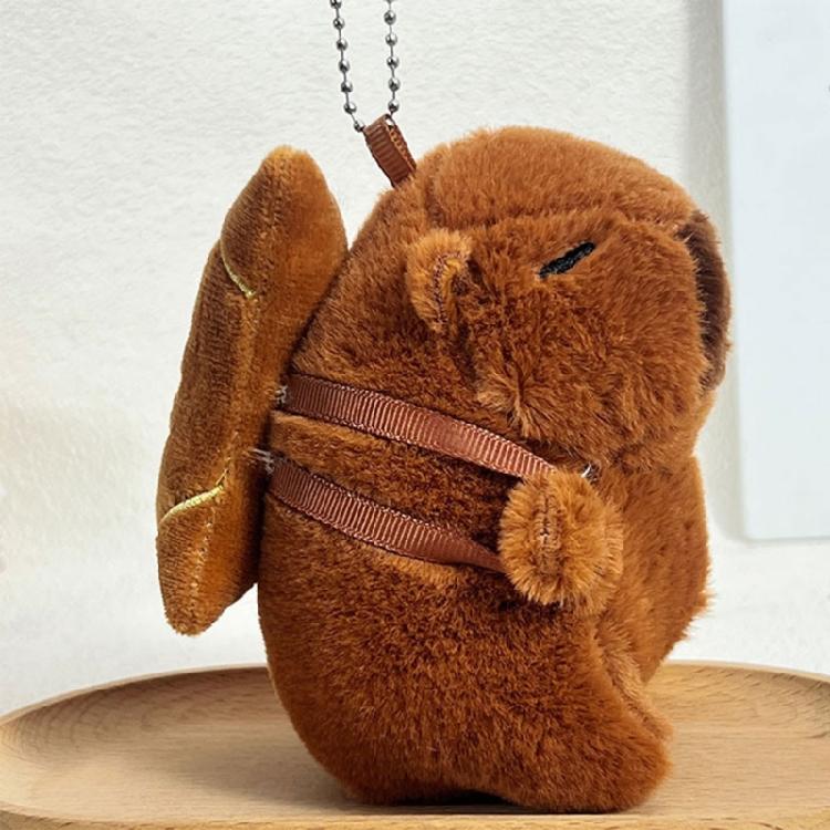 Capybara Plush Keychain Bag Decoration Bags Pendant Lucky Charm Keyring Purse Accesories Designed For Adults