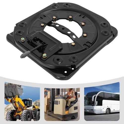 

Seat Swivel Base Steel Plate 360 Degree Rotatable 286lbs Load Capacity for Van RV Bus чорний