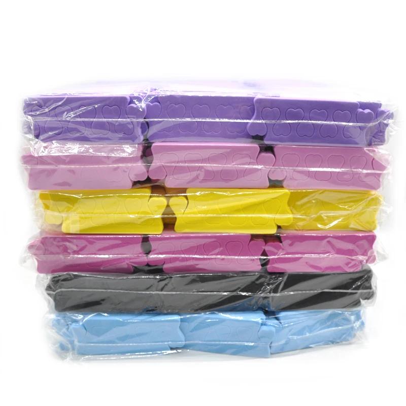 100 PCS/LOT Professional Nail Art Toes Separators Fingers Foots Divider Sponge Soft Gel UV Beauty Tools Polish Manicure Pedicure