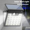 20W LED Wall Lights Outdoor Solar Lamp With Motion Sensor Solar Powered Outdoor Garden Decor Street Courtyard Waterproof Wall Light