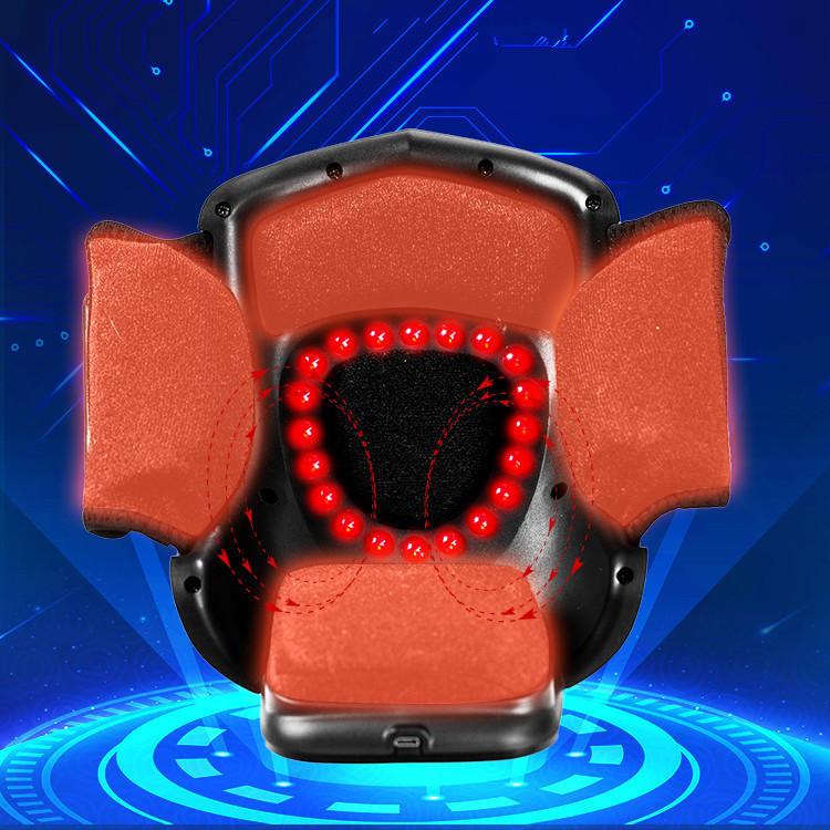 Knee Massager, Household Multi-functional Red Light Hair Hot Compress Knee Pads, Airbags, Charging Shoulder and Elbow Joint Physiotherapy Instrument